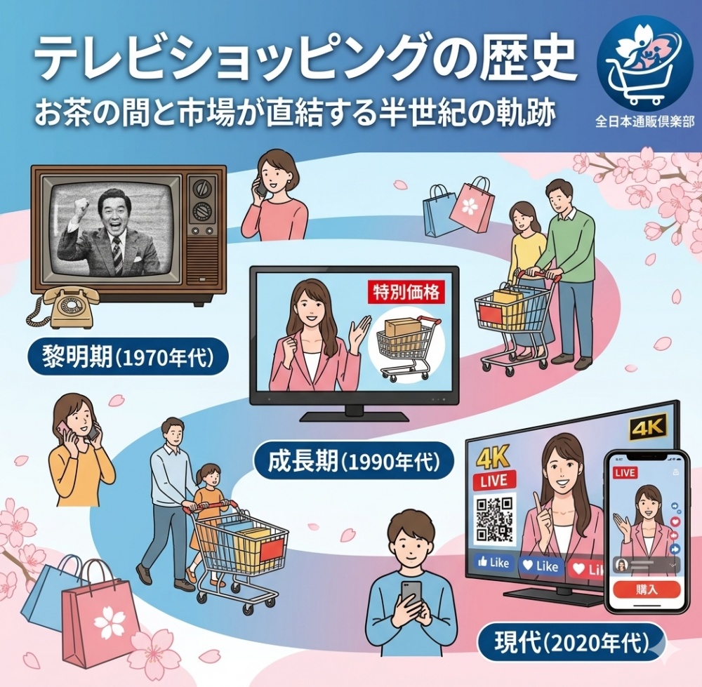 テレビショッピングの歴史と進化