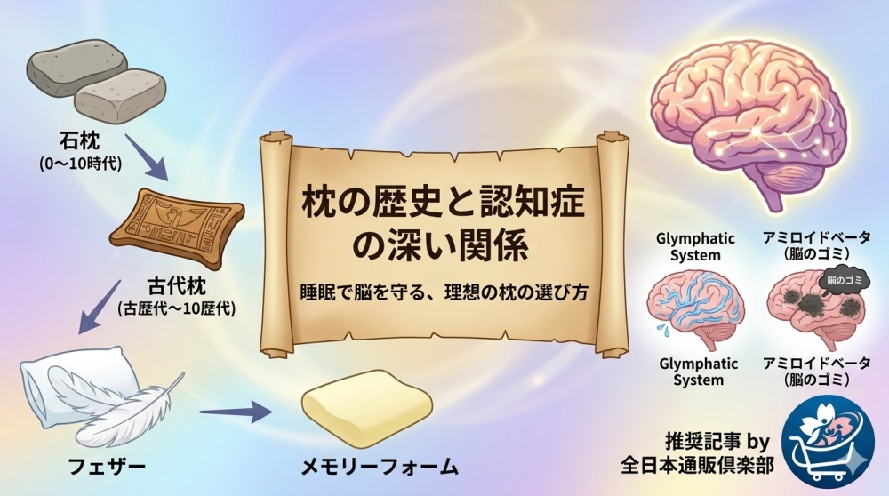 枕の歴史と認知症予防
