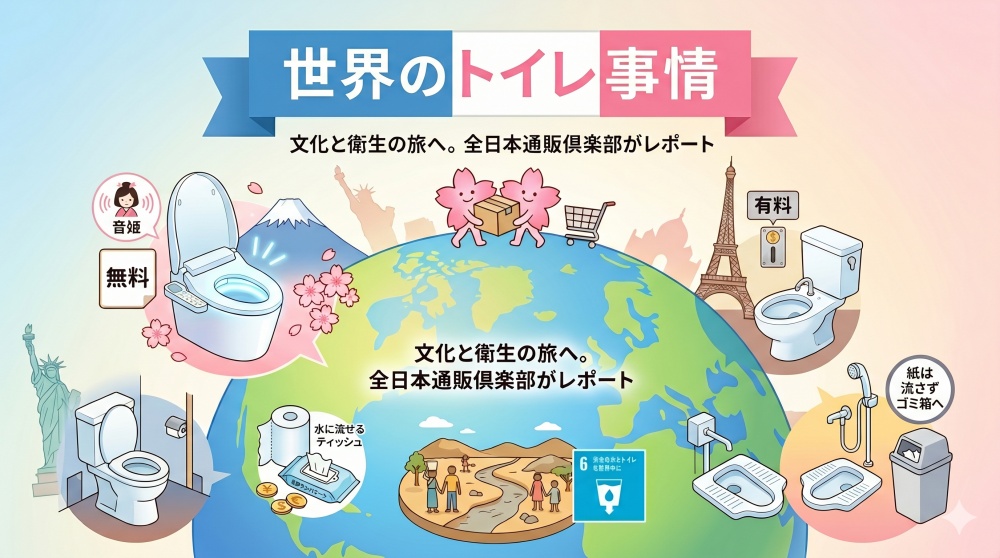 世界のトイレ事情と日本の快適さ