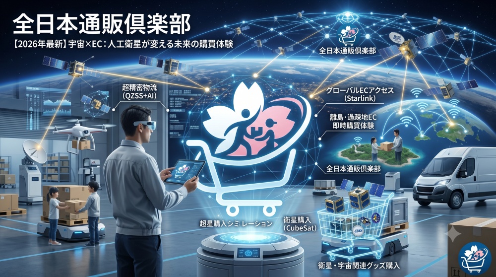 【2026年最新】人工衛星がECで買える!? 宇宙データが変える通販と物流の未来